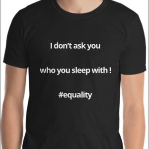 ©️EQUALITY -I DON’T ASK YOU PRIDE MENS T-SHIRT NWT